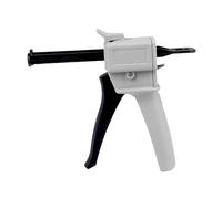 Pistola dispensadora de pegamento AB de 50 ml, relación 1:1 o 1:2, dispensador de adhesivo de doble componente, aplicador ligero para epoxi, resina, bricolaje, reparación del hogar, uso industrial
