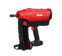 Fischer - pistola de clavos, clavadora hormigón a gas FGC 100 para fijación de chapa, perfiles yeso, acero, con dos baterías de 7,2V y 2,5Am a 2 disparos por segundo