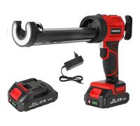 Pistola Eléctrica de Silicona para Makita 18V, Pistola Eléctrica de Cartucho 1500mAh, Pistola de Silicona con LED,4 velocidades, Pistola Selladora Eléctrica 300ML para Sellar,Impermeabilizar