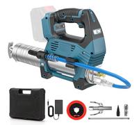 Pistola engrasadora con batería Compatible con batería Makita de 18 V | 12000 psi, funciona con pilas, pistola de engrase eléctrica prensa de engrase sin escobillas, solo para grasa a granel