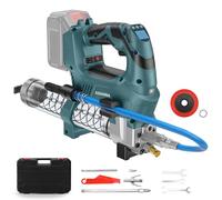 Pistola engrasadora con batería Makita de 18 V, 12000 PSI 160 g/min, prensa de engrase eléctrica, batería de 18 V, motor sin escobillas, indicador LED, engrasadora cuantitativa para máquinas pesadas