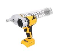 Pistola Engrasadora Eléctrica Inalámbrica, Caudal Ajustable de 12000 PSI Portátil de Funcionamiento Automático con Luz LED para Diferentes Lubricantes