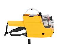 Pistola etiquetadora de precios con kit de etiquetas, pistola etiquetadora de precios de línea, herramienta de fijación de marcador de etiquetadora de 2 líneas y 10 dígitos, 1 rodillo de etiquetas