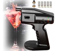 Pistola For Fumar De Mano Premium, Mini Horno For Fumar, Generador De Humo Frío Eléctrico Portátil For Alimentos, Cócteles, Carne, Bebidas, Filetes