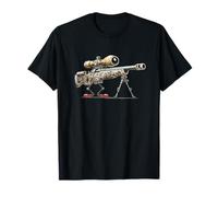 Pistola Grande Divertida con pies para Amantes de Las Armas Camiseta