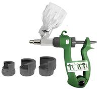 Pistola inyectora de jeringa para Ganado, Dispositivo de inyección Continua Ajustable, Herramienta intramuscular para de Granja con Adaptador de Botella(Bottle/Oil-B/6ml)