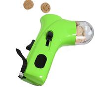 Pistola lanzadora de golosinas para gatos - catapulta portátil para aperitivos | Juguete de entrenamiento para aperitivos para gatitos, cachorros, juegos interactivos y divertidos