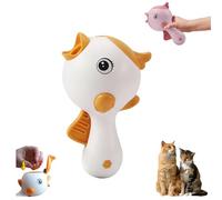 Pistola lanzadora de golosinas para gatos, disparador interactivo de golosinas para gatos y perros, catapulta de alimentos para perros, dispensador de golosinas de mano para gatos, juguete lanzador de