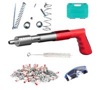 Pistola manual de clavos - Clavador de hormigón tipo 5 velocidades para ladrillo o madera más herramienta de fijación silenciosa para tubería, cableado y renovación de casa kit profesional