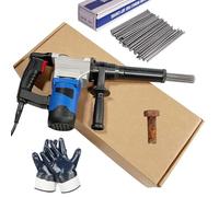 Pistola neumática agujas eliminar óxido Herramienta de eliminación de óxido, pistola desoxidante de aguja eléctrica de 850 W, raspador de aguja de mano, máquina limpiadora de escoria de sold