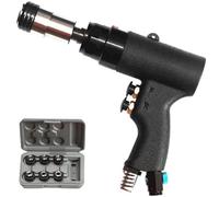 Pistola neumática, máquina de roscado manual, 6 mandriles, velocidad de 400 rpm, ideal para reparación de automóviles y montaje de muebles