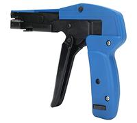 Pistola para bridas de cables, herramienta de cierre de cremallera de corte al ras de acero fundido a presión con mango de acero para bridas de cables de nailon, se adapta a