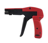 Pistola para bridas de cables, herramienta de sujeción para bridas de cables Herramienta para bridas con cremallera de corte al ras de acero fundido a presión Herramienta de