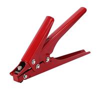 Pistola para sujetar cables, herramienta de corte y tensión de bridas con cremallera de acero 45, cortador de sujeción de correa de nailon con agarre ergonómico, herramienta de