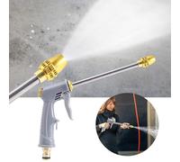 Pistola pulverizadora de agua a alta presión para manguera de jardín, 3 modos de pulverización, ideal para lavar coches y limpiar exteriores