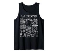 Pistola pulverizadora de Pintura para Pintor de automóviles, impresión de Patente Vintage Camiseta sin Mangas
