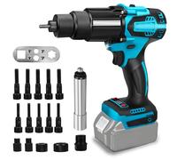Pistola remachadora 2-en-1 compatible con Makita 18V