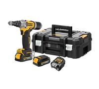Pistola remachadora inalámbrica Dewalt XR18V 6,4 mm DCF414E2GT