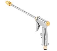 Pistola Rociadora de Alta Presión, Manguera Larga, Boquilla de Latón, Pistola de Riego Ajustable para Jardín, Ideal para Lavado de Autos y Hogar