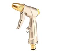 Pistola rociadora for manguera de jardín con boquilla de latón completa, pistola de agua de metal resistente, boquilla rociadora ajustable de alta presión for riego de plantas, limpieza