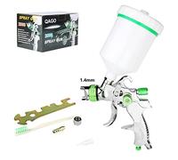 Pistola rociadora, PISTOLA DE PULVERIZACIÓN Profesional HVLP, Boquilla De Acero 1,4/1,7/2,0/2,5 Mm, Pistola Pulverización Por Gravedad, Kit Pintura En Aerosol DIY, Portátil For Coche(1.4mm Gun Kit)