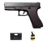 Pistola Saigo MK1 G17 Muelle (6mm) | Pistola de Airsoft Calibre 6mm + biberón + maletín. Pistola de iniciación al Airsoft