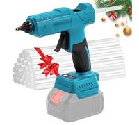 Pistola Silicona Caliente Inalambrica, Pistola de Silicona Caliente 200W para Batería Makita de 18V, Pistola de Silicón Calentamiento Rápido, con 42 x 11 mm Barras de Pegamento