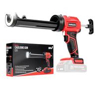 Pistola Silicona Compatible con 18V Makita Batería, Pistola Silicona Bateria de 10oz/300 ml 2500N con LED, Pistola Silicona Electrica Ajuste de 4 Velocidades para llenar y sellar (Sin Batería)