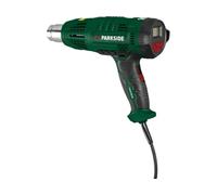 Pistola Soplador de aire caliente (2000 W, 5 niveles, con mango ergonómico) pistola de decapar, con pantalla LC integrada para visualización de temperatura