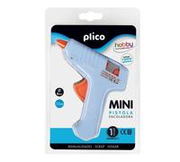 Pistola Termofusible Plico Mini con Sistema Anti-goteo y 3 Barras