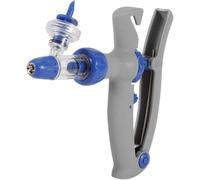 Pistola Veterinaria de Inyección, Jeringa Ganadera Continua Ajustable, Inyector Automático para Bovinos Cabras Ovejas con Adaptador de Botella(A,2ML)
