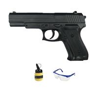 Pistola Vigor V039 Muelle (6mm) + biberon 0,12g + Gafas | Arma de Airsoft de Aire comprimido. Pistola de iniciación.