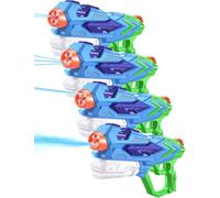 Pistolas de Agua, Verano Juguetes de Water Gun Juego de Agua para Niñas Niños Adulto 4 PCS