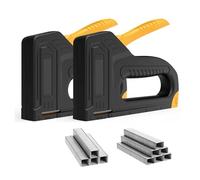 Pistolas de grapas for tapicería Manual ligera madera, 2 uds., con 2000 for manualidades carpintería, tela DIY Para muchos medios de comunicación