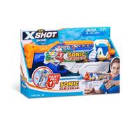 Pistolet a eau - ZURU - X-SHOT Skins Sonic Hyperload - Vitesse Sonic - Remplissage en 1 seconde - Portée 10 m - Réservoir 500