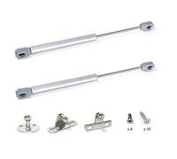 Pistón a gas Gedotec para mueble de cocina | BETTI | pistón a gas 80 Nm | longitud 268 mm | 2 muelles de compresión fuertes - juego completo con material de montaje
