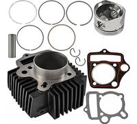 Pistón cilíndrico de 52 4 mm para kit de anillo compatible con motores 4St 110CC 125CC y Go Kart