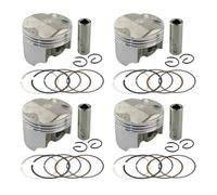 Pistón Cilindro Kit 4 Unids/set STD/+25/+50 Tamaño Orificio 55mm/55,25mm/55,5mm Kit Pistón Anillo Para VFR400 Para VFR 21 24 30 NC30 Para RVF35 NC35(Oversize 50)