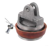 Pistón de bomba manual de jardín, tipo 75 piezas de bomba de agua de hierro fundido kit de repuesto con soporte de mango oscilante de sello de cuero para sistema de bombeo manual de pozos