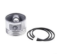 Pistón de compresor de aire de metal con 3 anillos de pistón de repuesto para una función eficiente de bomba de aire (48 pistones y 48 anillos)