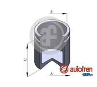 Pistón de la pinza de freno Eje delantero Acero D025213 AUTOFREN SEINSA
