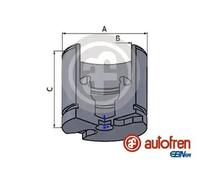 Pistón de la pinza de freno Eje delantero Acero D025256 AUTOFREN SEINSA