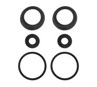 Pistón de manga de cuero para anillo y kit de repuesto para aro tipo 90, 2 juegos con 4 juntas tóricas, 9 mm de diámetro interior, 4 mm de grosor, compatible con