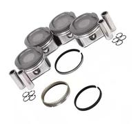 Pistón de motor 4p y anillos Conjuntos compatibles con 00-08 Celica GT MR2 1 8L Fits 13101 0D040 13101 22140 88969051 Piezas del motor