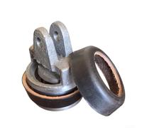 Pistón de repuesto de bomba de mano tipo 75 con puño de cuero negro, diseñado para una eliminación eficaz del agua y un rendimiento duradero en aplicaciones de riego de jardín y campo