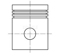 Pistón del motor 013 58 00 MAHLE para FORD SIERRA II Hatchback SIERRA II