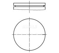 MAHLE 021 03 00 Pistón