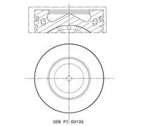 Pistón del motor 028 PI 00135 000 MAHLE para AUDI VW