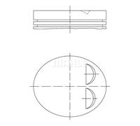 MAHLE 039 PI 00122 000 Pistón