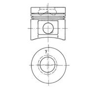 Pistón del motor 40073620 KOLBENSCHMIDT para AUDI A6 C5 Avant